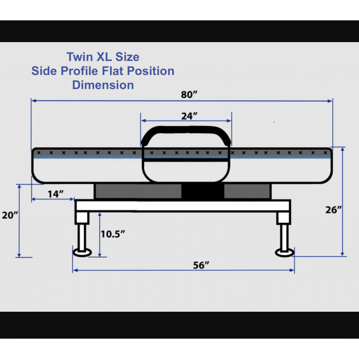 UPbed® Standard Adjustable Lift Bed