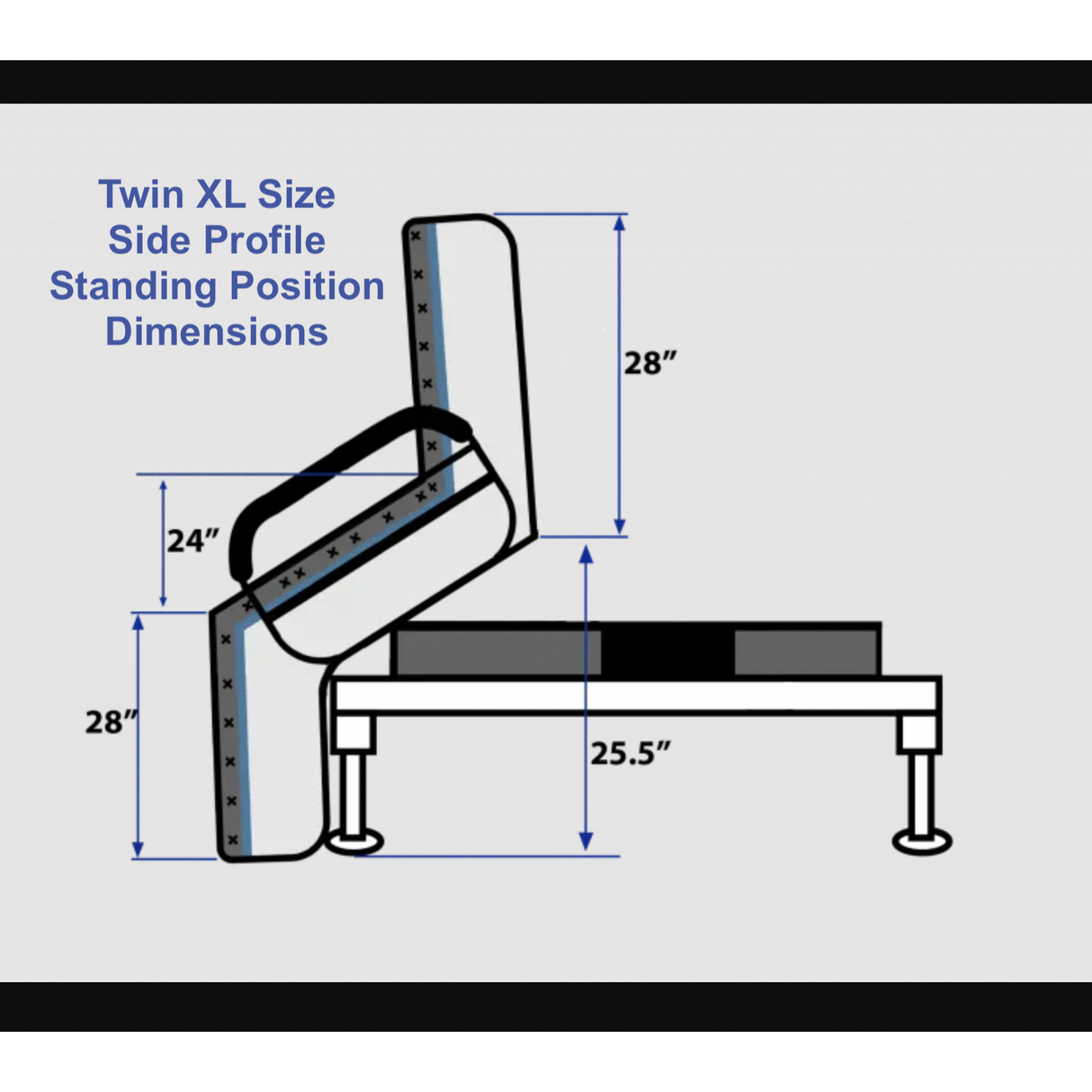 UPbed® Standard Adjustable Lift Bed