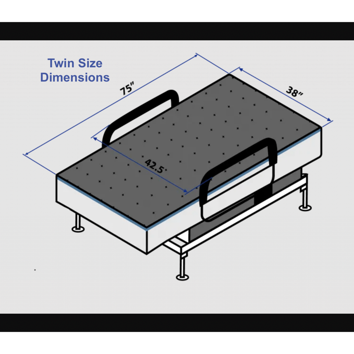 UPbed® Standard Adjustable Lift Bed